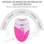 Imagem de Depilador Portátil com Luz Led Remove os Pelos na Raiz Recarregável