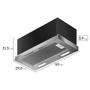 Imagem de Depurador de Ar Electrolux 60cm Retrátil Inox Efficient com Luz de Led (DE6RX)