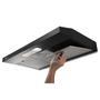 Depurador De Ar Suggar 80Cm Slim 3 Vel. Dps182Pt Preto 220V Imagem de Depurador De Ar Suggar 80Cm Slim 3 Vel. Dps182Pt Preto 220V