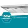 Depurador e Exaustor Inox Philco 3 Velocidades 150W PDR80I Imagem de Depurador e Exaustor Inox Philco 3 Velocidades 150W PDR80I