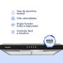 Imagem de Depurador Exaustor Slim 60Cm Preto DPS161PT Suggar 127V