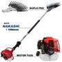 Imagem de Derriçadeira de Café Nakashi DL262MDL Com Motor Mitsubishi TU26 Braço Longo + 01 Óleo Castrol Stihl