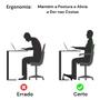 Imagem de Descanso Ergonômico Para Os Pés - Apoio Pé Mdf C/ Regulagem Proteção na Postura