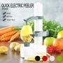 Imagem de Descascador eletrico de laranja batatas frutas e legumes pratico rapido e automatico a pilha
