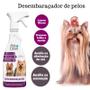 Imagem de Desembaraçador de Pelos Pet Clean Proteção e Maciez para Cães e Gatos de Pelos Longos 500ml Spray Remove Nós