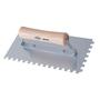 Imagem de Desempenadeira De Aço Com Cabo Anatômico Dentada Com Tamanho De 12 X 24 cm Durín