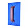 Imagem de Desempenadeira Pvc Zumplast 17X30 Corrugada Azul  2267