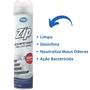 Imagem de Desinfetante Spray Para Uso Geral Bactericida ZIP Clean 350ml/210g Limpa Desinfeta Bactericida Neutraliza Odores