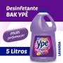 Imagem de Desinfetante Ype Bak 5 Litros Aroma Lavanda 3 Em 1 Limpa Desinfeta E Perfuma