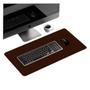 Desk Pad 160X30 Computador Notebook Em Couro + Porta Copo - Genertoy Imagem de Desk Pad 160X30 Computador Notebook Em Couro + Porta Copo