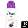 Imagem de Desodorante Antitranspirante Aerosol Dove Go Fresh Amora e Flor de Lótus 150ml