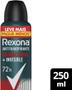 Imagem de Desodorante Antitranspirante Aerosol Rexona Men Antibacterial + Invisible 72h 250ml