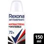 Imagem de Desodorante Antitranspirante Rexona Antibacterial + Invisible Aerosol 150ml