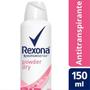 Imagem de Desodorante Antitranspirante Rexona Feminino Aerosol Powder Dry 150mL