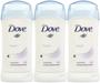 Imagem de Desodorante Dove Invisible Solid Fresh - 74g (3 Unidades)