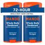 Imagem de Desodorante Mando Whole Body para Homens - 72h de Proteção - Kit com 2 Unidades (150ml cada)