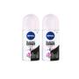 Imagem de Desodorante Roll-On Nivea 50Ml Fem Invisible Clear - Kit 2Un