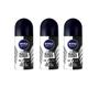 Imagem de Desodorante Roll-On Nivea 50Ml Masc Invisible Power- Kit 3Un