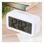 Imagem de Despertador Digital LED com Luz de Fundo, Snooze, Data, Hora e Calendário - Relógio de Mesa Multifuncional