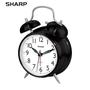 Imagem de Despertador Sharp Twin Bell Loud Heavy Sleepers preto