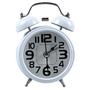 Imagem de Despertador Vintage Branco: design elegante e alarme potente para acordar até quem tem um sono profundo