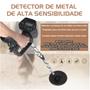 Imagem de Detector De Metais Ouro Prata Bronze Profissional Portátil
