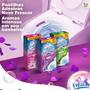Imagem de Detergente Pastilha Adesiva Floral Rosa 10g Caixa Com 3 Unidades Novo Frescor Dura até 400 Descargas Banheiro Privada
