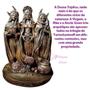Imagem de Deusa Tríplice - Resina - Dourado - Lua Religião Wicca - Estatua Decoração - 26cm
