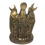 Imagem de Deusa Tríplice - Resina - Dourado - Lua Religião Wicca - Estatua Decoração - 26cm