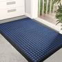 Imagem de Dexi Front Door Mat Indoor Outdoor Doormat, Durável Heavy Duty Welcome Mat, Non-Slip, Low-Profile, Easy Clean Entryway Rugs, 35"X23", Quadrados Azuis