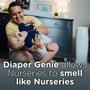 Imagem de Diaper Genie Pail Completo (Azul)  Sistema de eliminação de fraldas para bebês que controla o odor  Inclui Diaper Pail & 1 Saco de Recarga