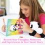 Imagem de Diário Secreto com Cadeado Doodle Panda para Meninas (8-12 anos) - Com Acessórios