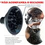 Imagem de Difusor Bico Definidor De Cachos Para Secador Cabelos Philco Action Ion Liss Touca Cetim Anti Frizz