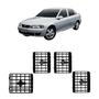 Imagem de Difusor De Ar Central Lateral Vectra 1997 1998 1999 Até 2005 Preto 4 Pçs