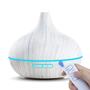 Imagem de Difusor de Aroma com Umidificador - 550ml - Design em Grão de Madeira