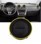 Imagem de Difusor Saida De Ar Vw Gol Voyage G4 G5 G6  Preto Aro Amarelo