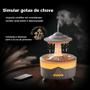 Imagem de Difusor Ufo Com Led Colorido E Design Cogumelo Moderno.