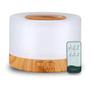 Imagem de Difusor Ultrassônico Aromatizador Umidificador Madeira 500ml
