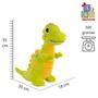 Imagem de Dinossauro Amarelo Esverdeado 35cm - Pelúcia - Fofy Toys