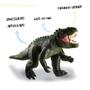 Imagem de Dinossauro boneco de brinquedo trex tiranossauro rex dinossauro dino menino dinossauro grande dinosasur t rex