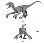 Imagem de Dinossauro Controle Remoto Recarregável Velociraptor Som Luz