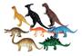 Imagem de Dinossauro De Borracha Miniatura Brinquedo com 8 dinos