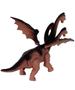 Imagem de Dinossauro Dragão Brinquedo Com 3 cabeças Com Luz LEDs e Som