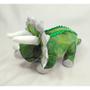 Imagem de Dinossauro Pelúcia Triceratops Verde 35Cm