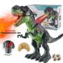 Imagem de Dinossauro RC Tyrannosaurus Rex - Controle Remoto, Sons, Luzes, Spray e Música - 90cm