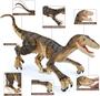 Imagem de Dinossauro Recarregável Velociraptor C/ Controle remoto 5 Canais Luz e Som