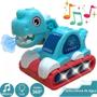 Imagem de Dinossauro Rex Construtor Robô Luminoso Solta Fumaça