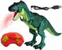 Imagem de Dinossauro Rex Controle Remoto Fumaça  Som  Real Recarregàvel