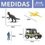 Imagem de Dinossauro Squad Playset C/ Carro E Avião Lança Míssil Indominus Dino Com Acess. - Bee Toys