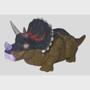 Imagem de Dinossauro Transformes Bate E Volta Com Luz E Som Triceratops